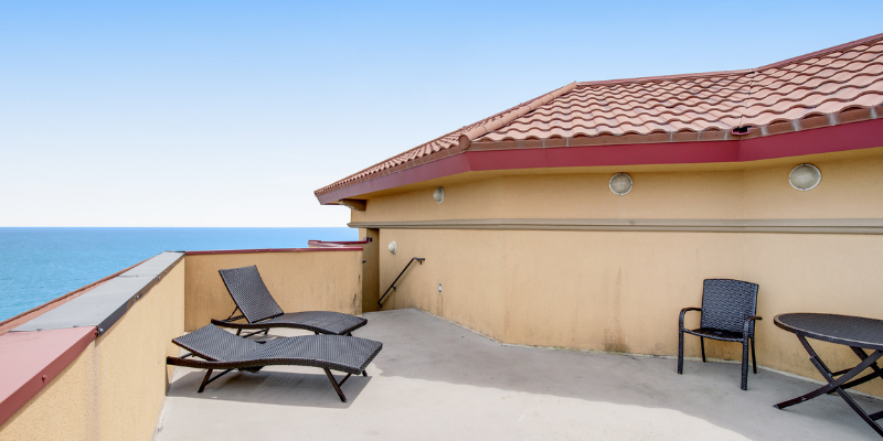 Oceanfront Three Bedroom Penthouse