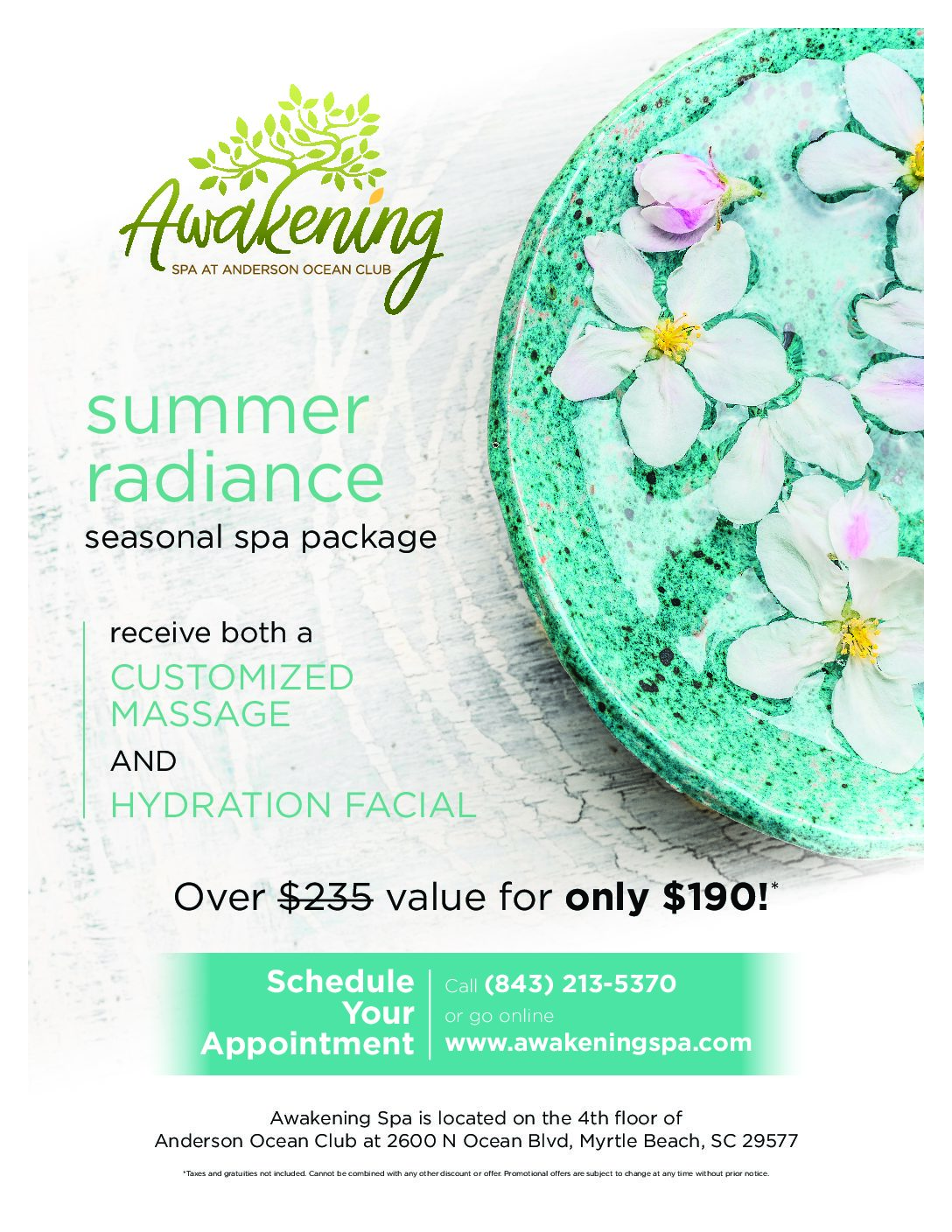 Awakening Spa Myrtle Beach, Premier Spa In Myrtle Beach