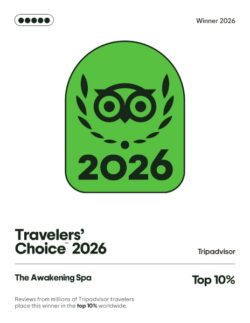 Awakening spa TRIPADVISOR TRAVELERS' CHOICE 2026 AWARD!